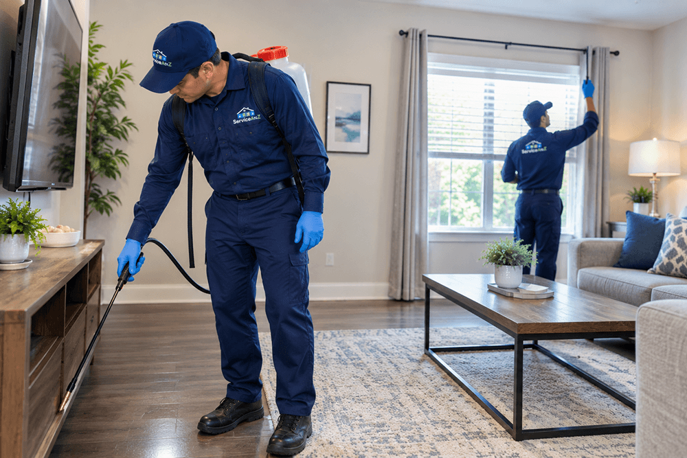 Indoor Living Room Pest Control